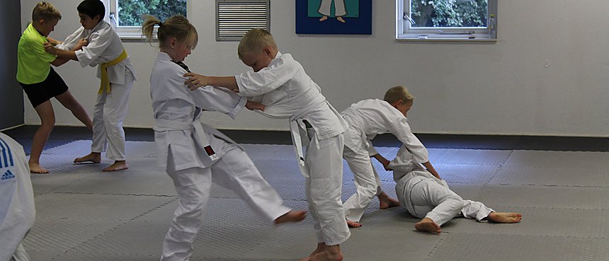 Judoles voor kinderen tijdens de woensdagmiddag in Apeldoorn